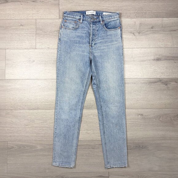 Aritzia Denim Forum The Yoko High-Rise Slim Jeans Light Blue Size 28 - Picture 6 of 10